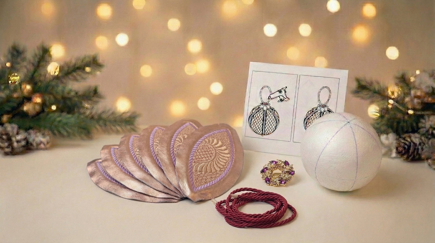 DIY Christmas Ornament Kit Pink Heart