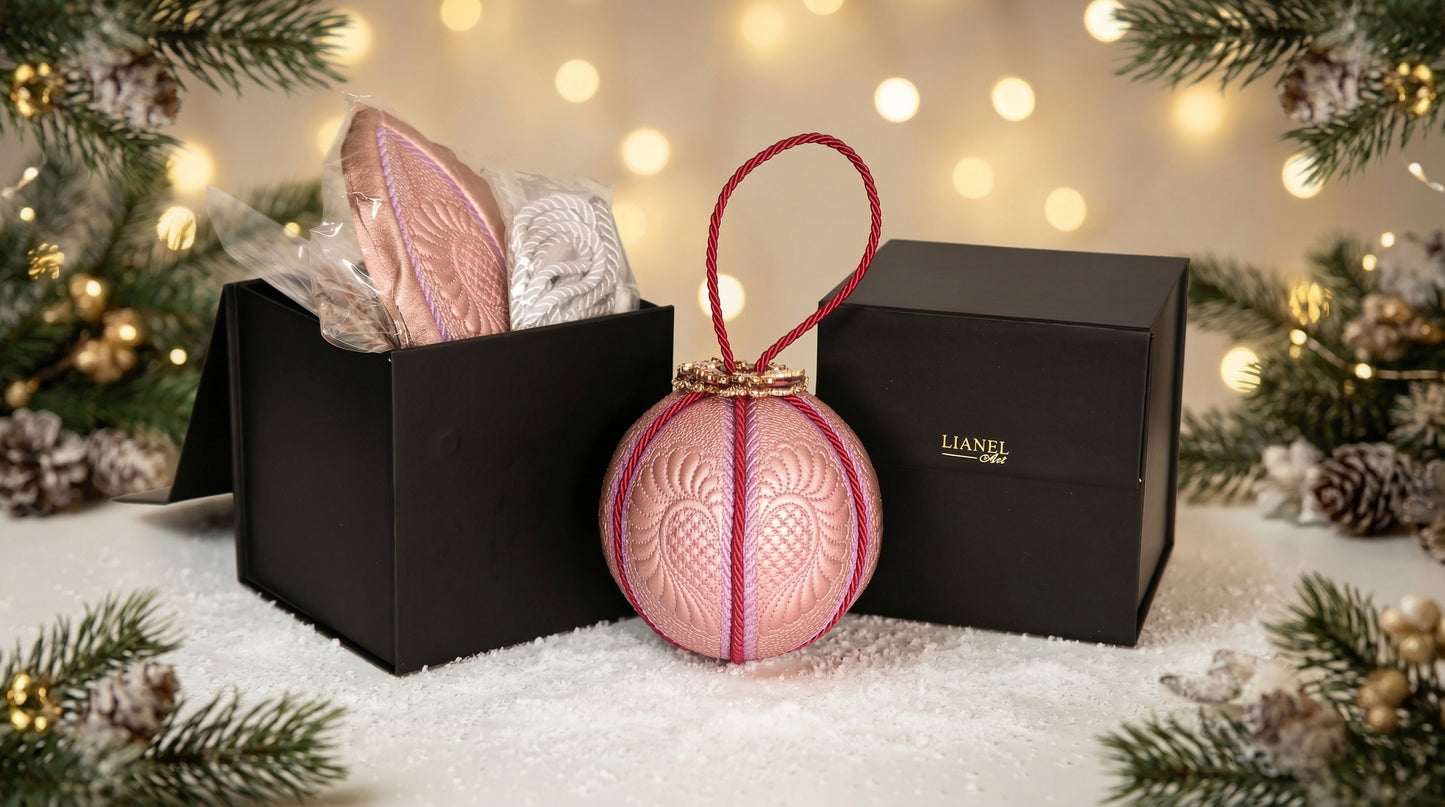 DIY Christmas Ornament Kit Pink Heart