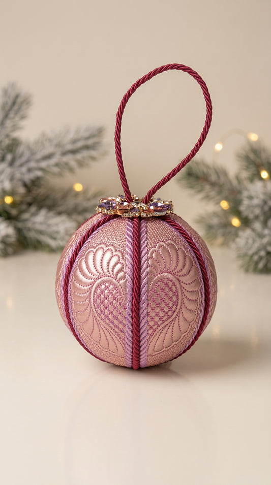 DIY Christmas Ornament Kit Pink Heart