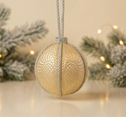 DIY Christmas Ornament Kit Gold Heart