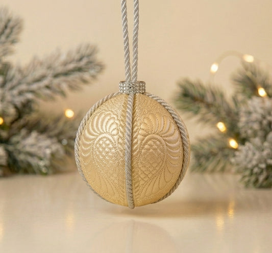 DIY Christmas Ornament Kit Gold Heart