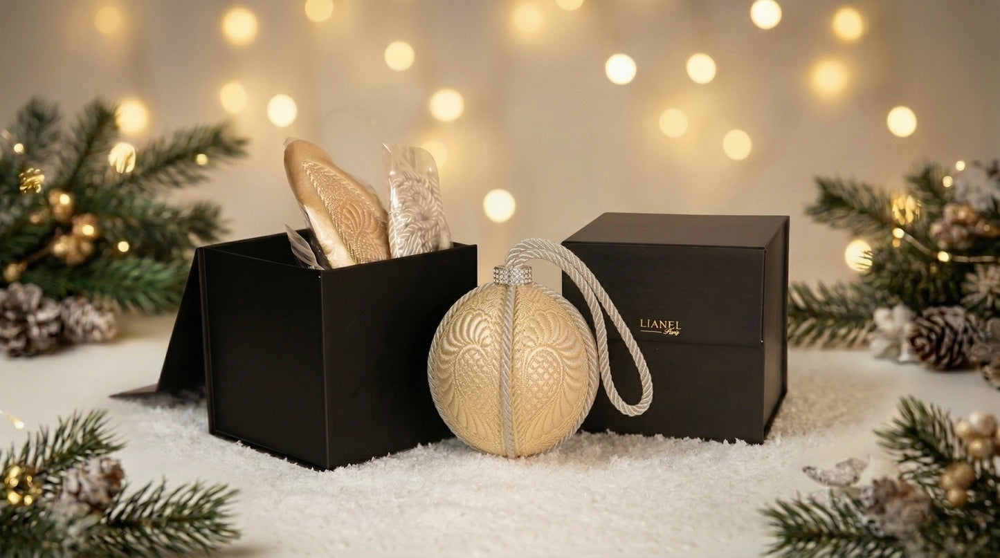 DIY Christmas Ornament Kit Gold Heart