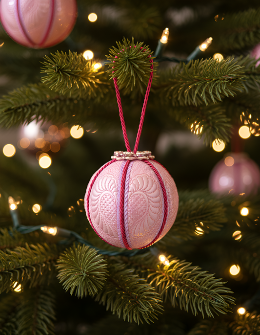 DIY Christmas Ornament Kit Pink
