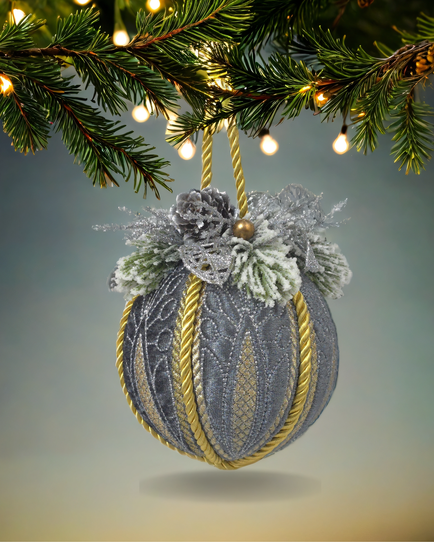 DIY Christmas Ornament Kit Gold