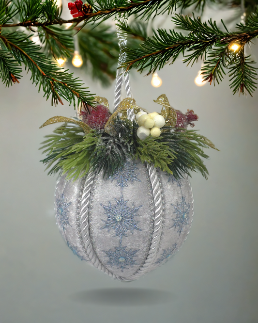 DIY Christmas Ornament Kit White