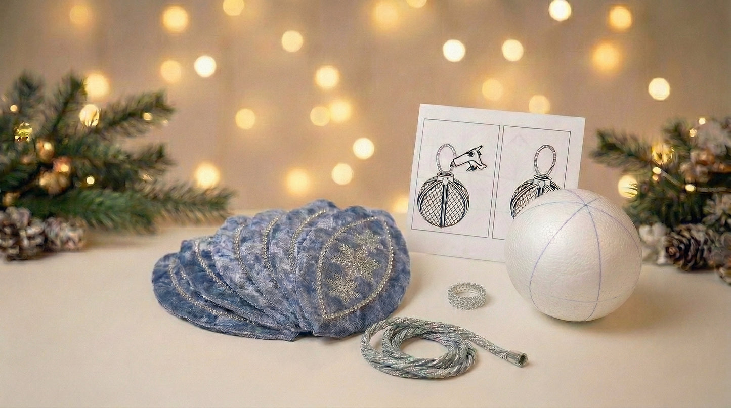 DIY Christmas Ornament Kit Snowflake